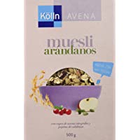 Los mejores  - Kölln Muesli de Avena Integral con Arándanos Rojos y Frutas- 500 Gramos